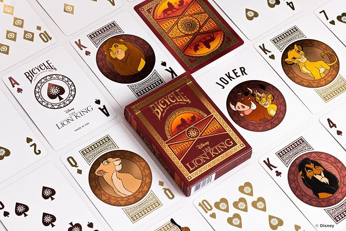 Playing Cards Featuring Characters from The Lion King
