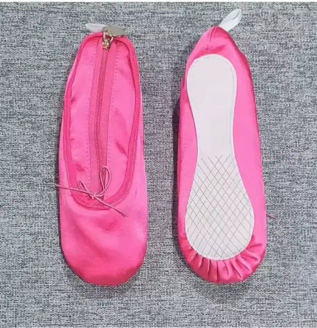 Ballet Shoe Pencil Case Hot Pink
