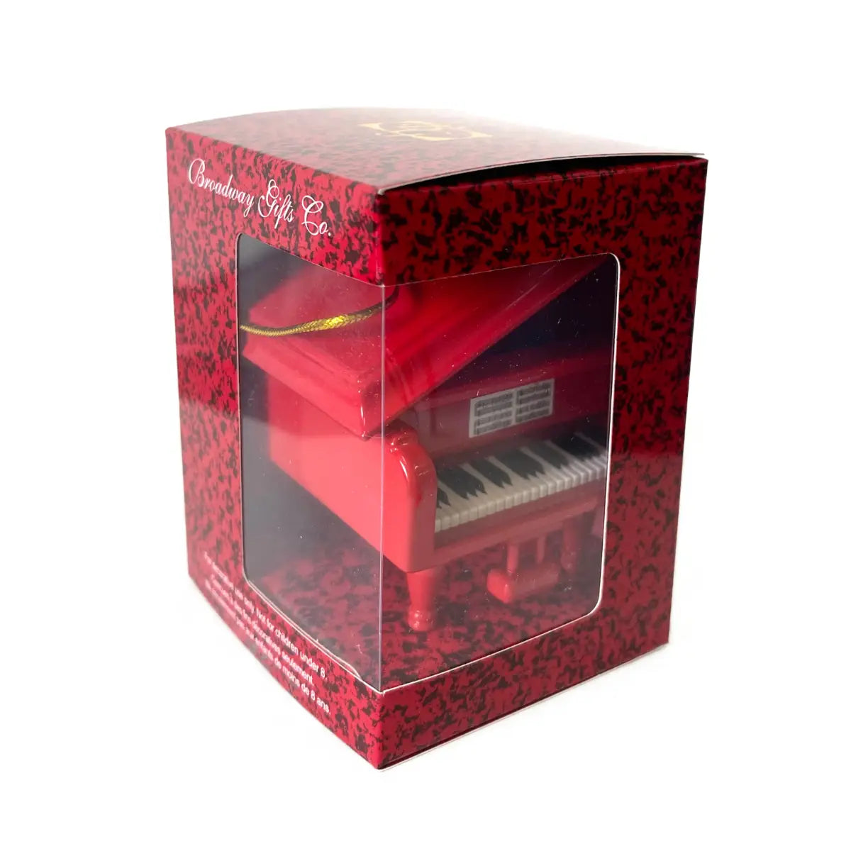 Red Grand Piano Christmas Decoration