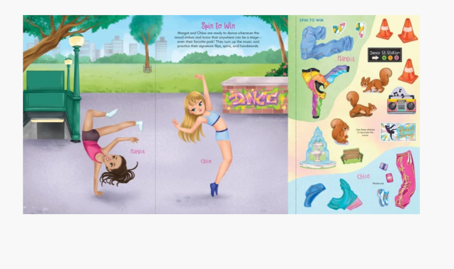 Dancers Sticker Doll Dress-Up Book