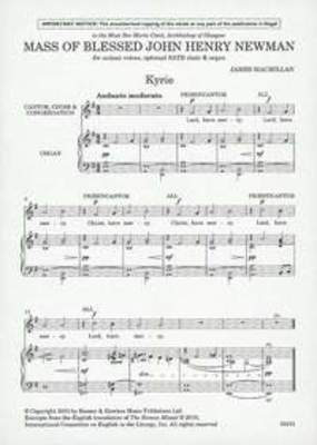 Mass of Blessed John Henry Newman - James MacMillan - SATB Boosey & Hawkes