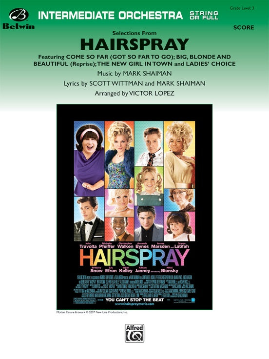 Hairspray, Selections from – Full Orchestra Conductor Score & Parts (Digital Download)