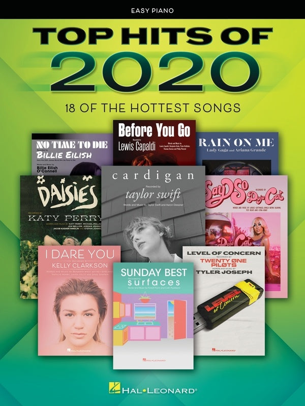 Top Hits Of 2020 - Easy Piano Hal Leonard 355559
