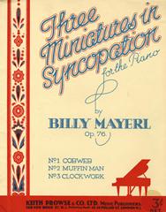 Muffin Man (from 'Three Miniatures In Syncopation Op.76') - Piano Solo (Digital Download)