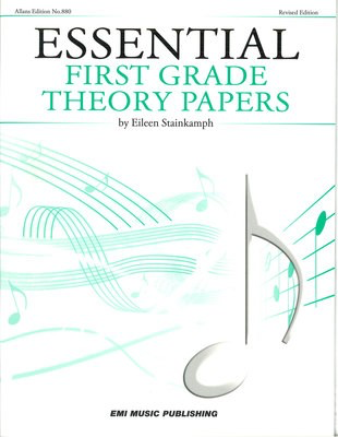 Essential First Grade Theory Papers - EileenξStainkamph EMI Music Publishing Book