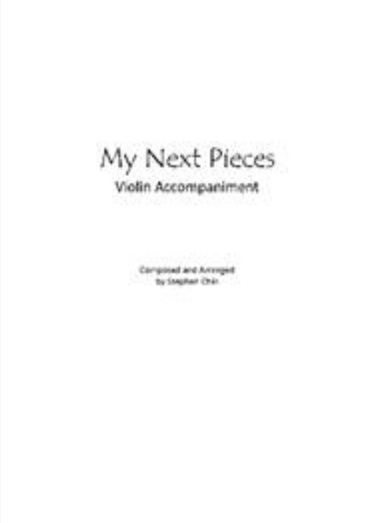 Chin - My Next Pieces - Violin Accompaniment Everything String ES135AV
