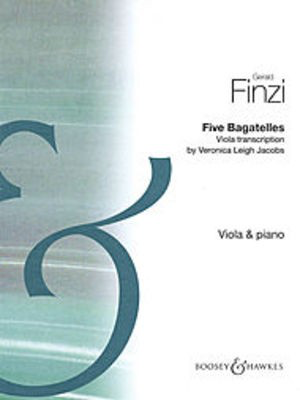 Five Bagatelles - Gerald Finzi - Viola Boosey & Hawkes