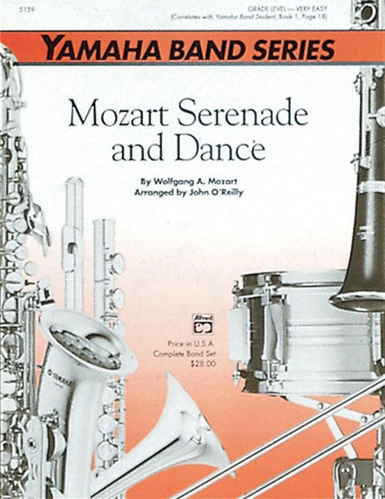 Mozart Serenade and Dance - Concert Band Conductor Score & Parts (Digital Download)