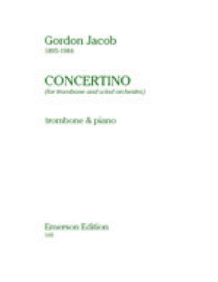 Jacob - Concertino - Trombone/Piano Accompaniment Emerson E105