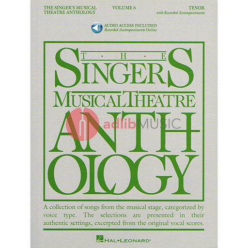 The Singer's Musical Theatre Anthology - Volume 6 - Tenor, Book/Online Audio - Various - Tenor Hal Leonard (Check Price)