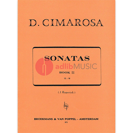 CIMAROSA SONATAS BOOK 2 (12-18) PNO - Broekmans