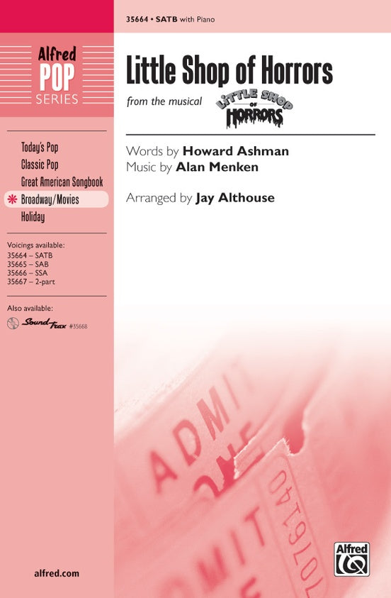 Little Shop of Horrors – SATB Choral Octavo (Digital Download)