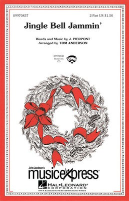 Jingle Bell Jammin' - 2-Part Tom Anderson Hal Leonard Choral Score Octavo