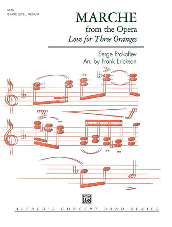 March from the Opera Love for 3 Oranges - Concert Band Conductor Score & Parts (Digital Download)