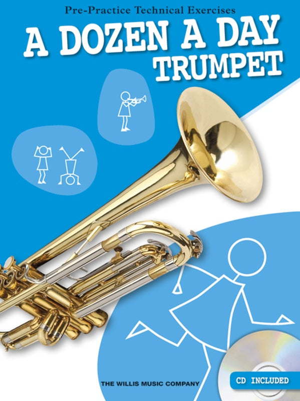 A DOZEN A DAY - TRUMPET BK/CD - WILLIS MUSIC WMR101145 WMR101145