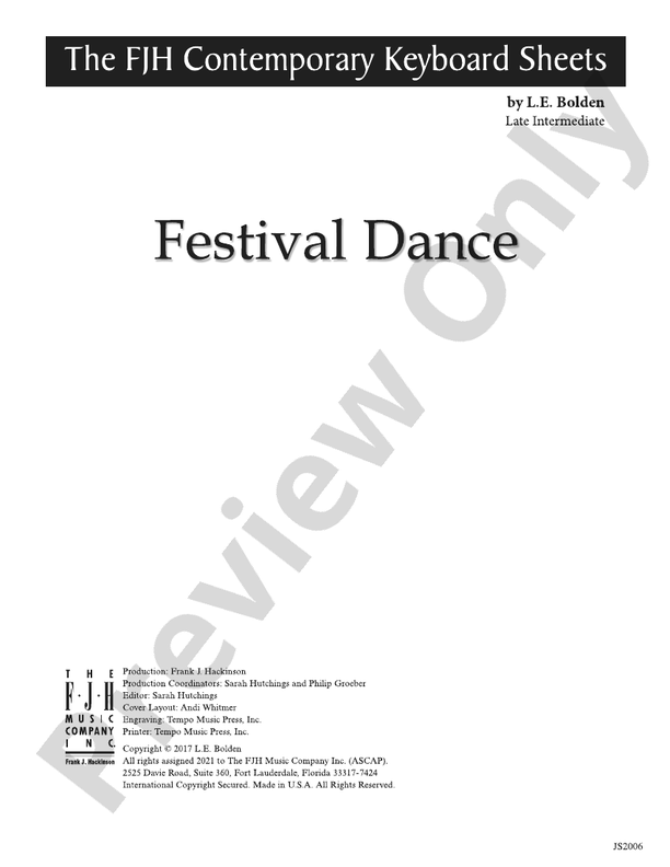 Festival Dance - Piano (Digital Download)