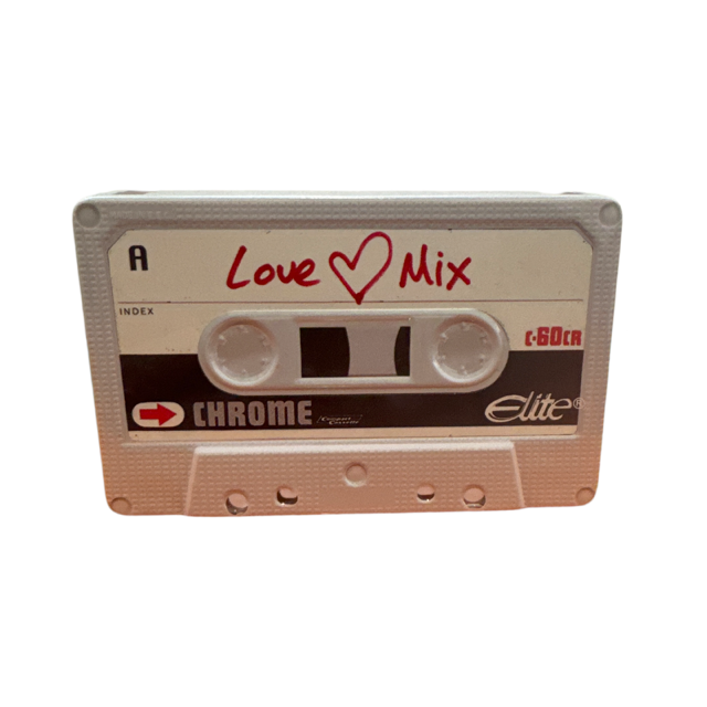 Tin Box Cassette Shape Love Mix!