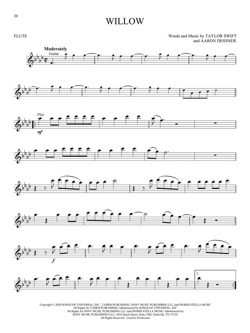 Hit Songs - Flute/Audio Access Online Hal Leonard 374355