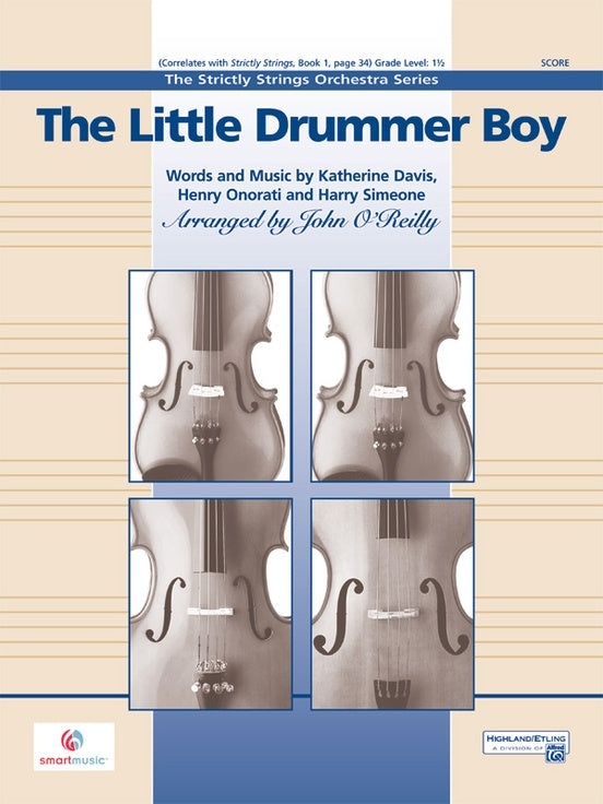 The Little Drummer Boy – String Orchestra Conductor Score & Parts (Digital Download)