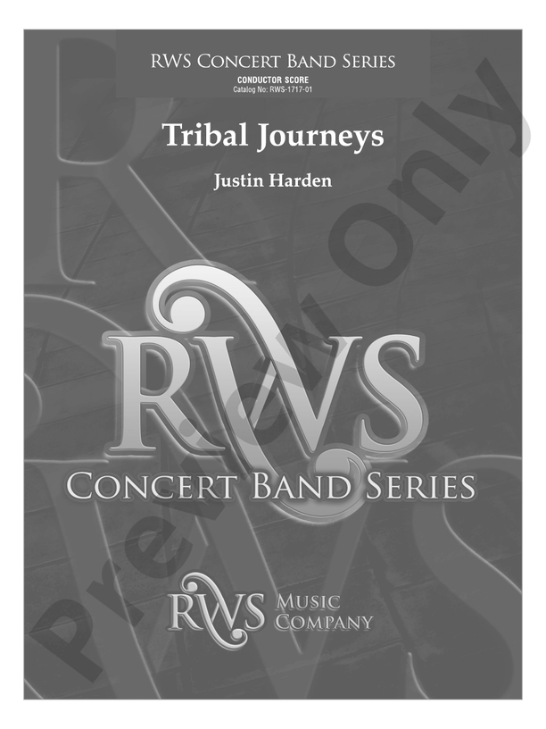 Tribal Journeys - Concert Band Conductor Score & Parts (Digital Download)