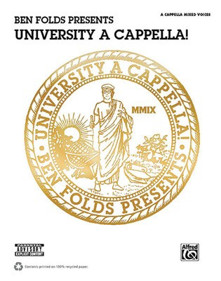 Ben Folds Presents University A Cappella! - SATB a cappella - SATB Alfred Music Choral Score