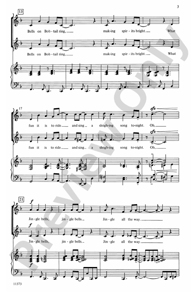 Jingle Bells - Arr. Althouse/Robinson – 2-Part Choral Octavo (Digital Download)