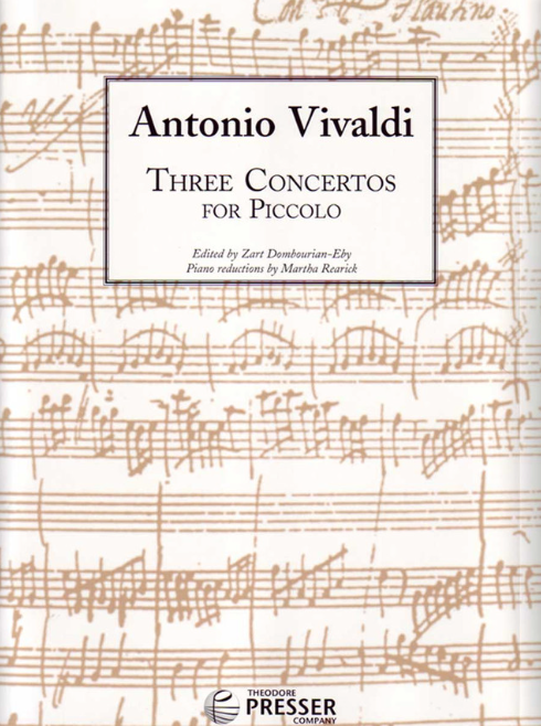 Vivaldi Three Concertos for Piccolo - Picc/Piano