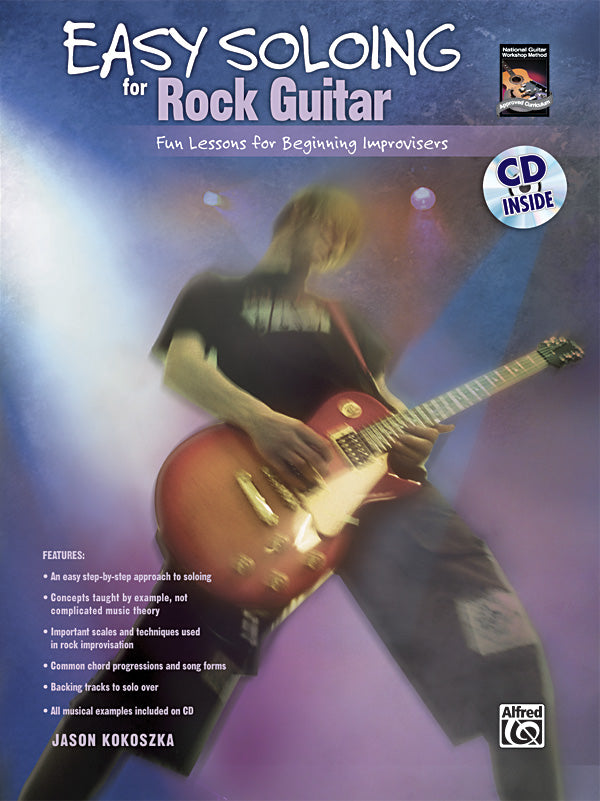 EASY SOLOING FOR ROCK GUITAR BK/CD