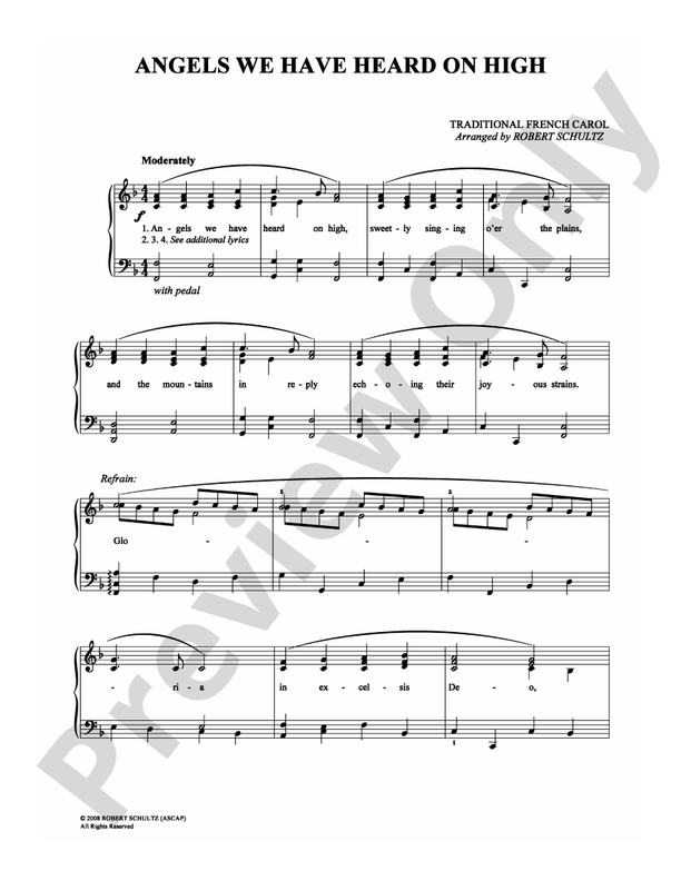 Angels We Have Heard on High - PVG - Traditional (Digital Download)