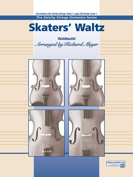Skaters' Waltz – String Orchestra Conductor Score & Parts (Digital Download)