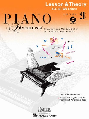 Piano Adventures All-In-Two Level 2B - Piano Lesson & Theory Book/CD by Faber/Faber Hal Leonard 131005