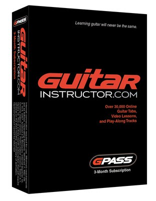GuitarInstructor.com - G-PASS 3 Month Subscription (Retail Box) - Package