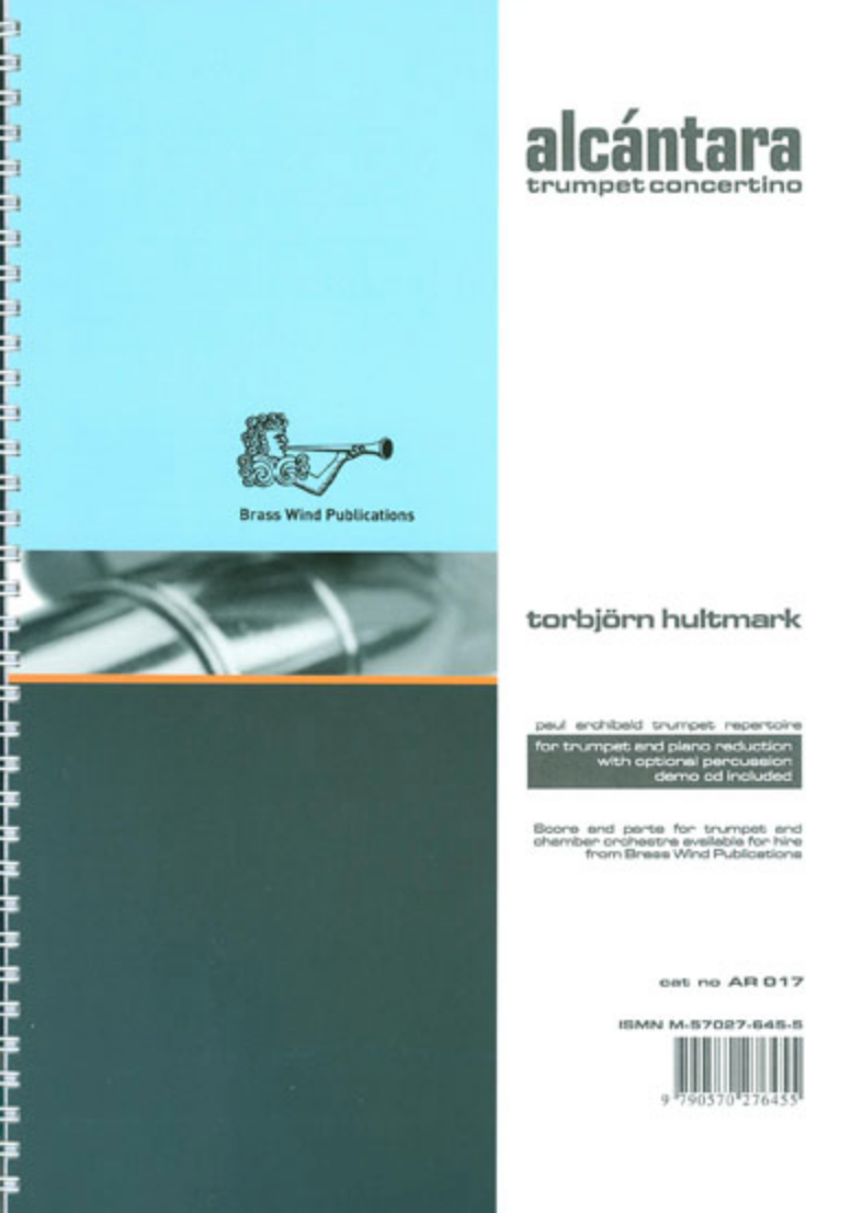 Alcántara Trumpet Concertino with CD/OLA - Hultmark - BrassWind