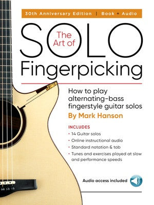 The Art of Solo Fingerpicking 30th Anniversary Edition - Guitar/Audio Access Online Hal Leonard 266631
