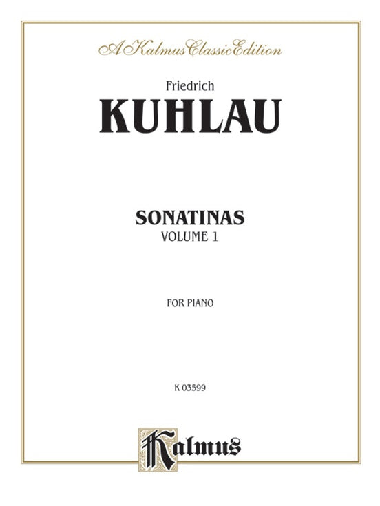 Kuhlau - Sonatinas (Volume I) - Piano Solo (Digital Download)