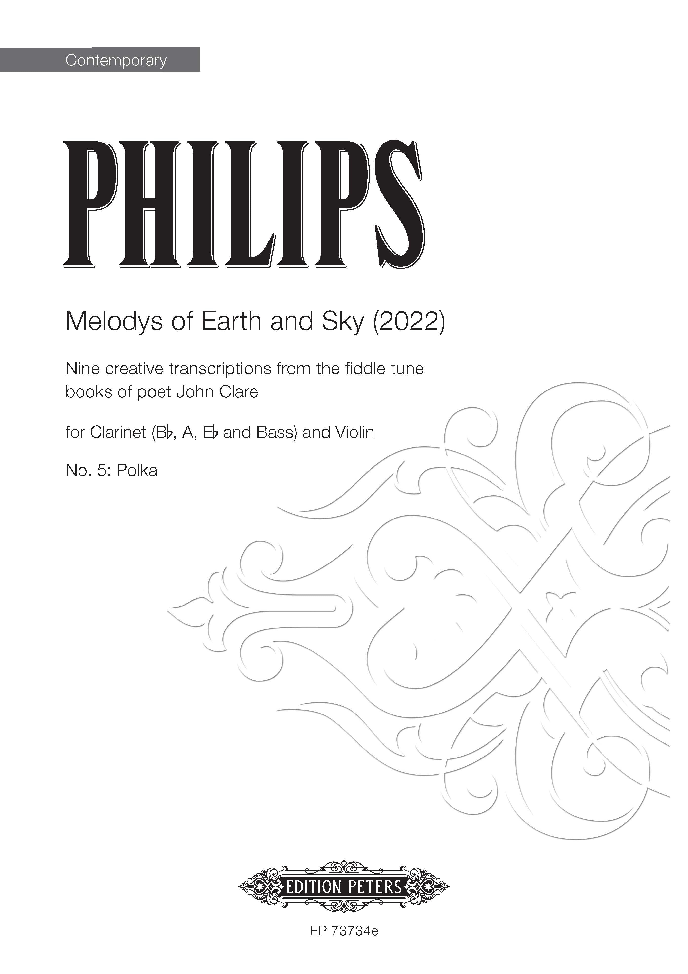 No.5: Polka (from 'Melodys Of Earth And Sky') (EP73734e) - Clarinet/Violin (Digital Download)