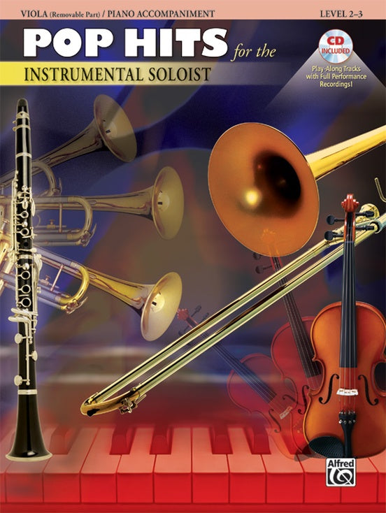 Pop Hits for Instrumental Soloist Viola Bk/Cd