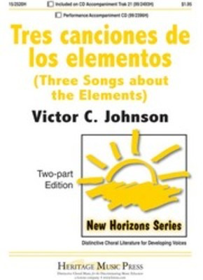 Tres Canciones De Los Elementos 2 Part/Pno -
