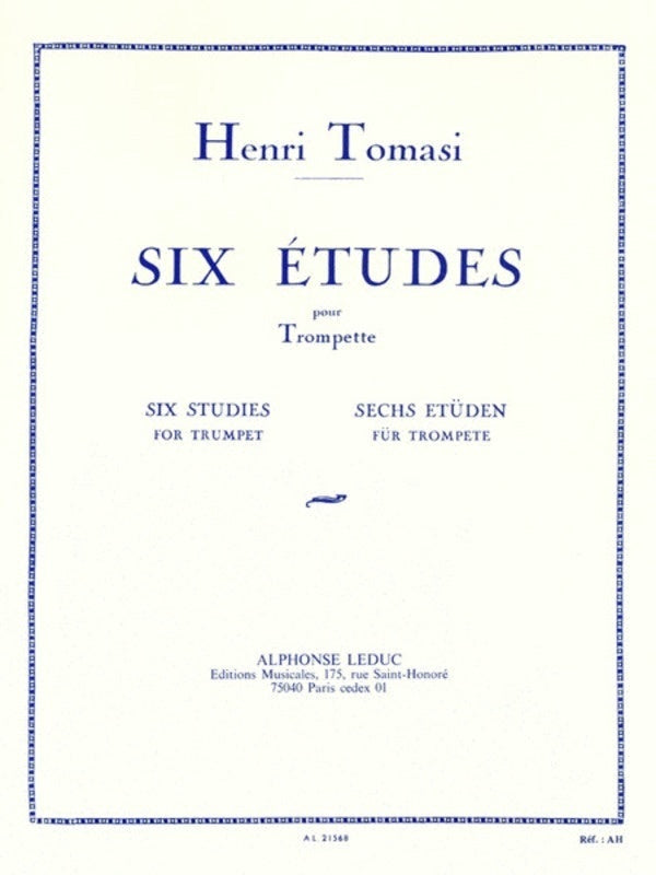 Etudes 6 for Trumpet - Tomasi - Leduc AL21568