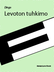 Levoton tuhkimo - Melody/Lyrics/Chords (Digital Download)
