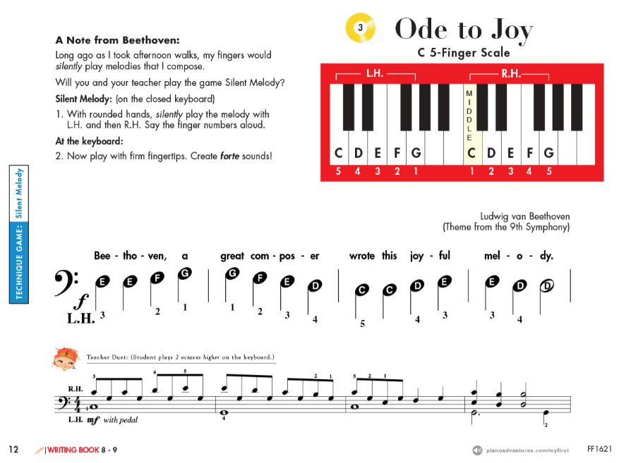 My First Piano Adventure Lesson Book B - Piano/Online Audio Access by Faber/Faber Hal Leonard 420261