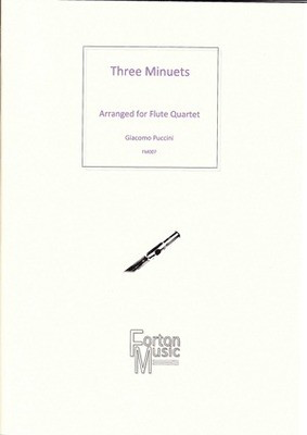 Three Minuets Flute Quartet -