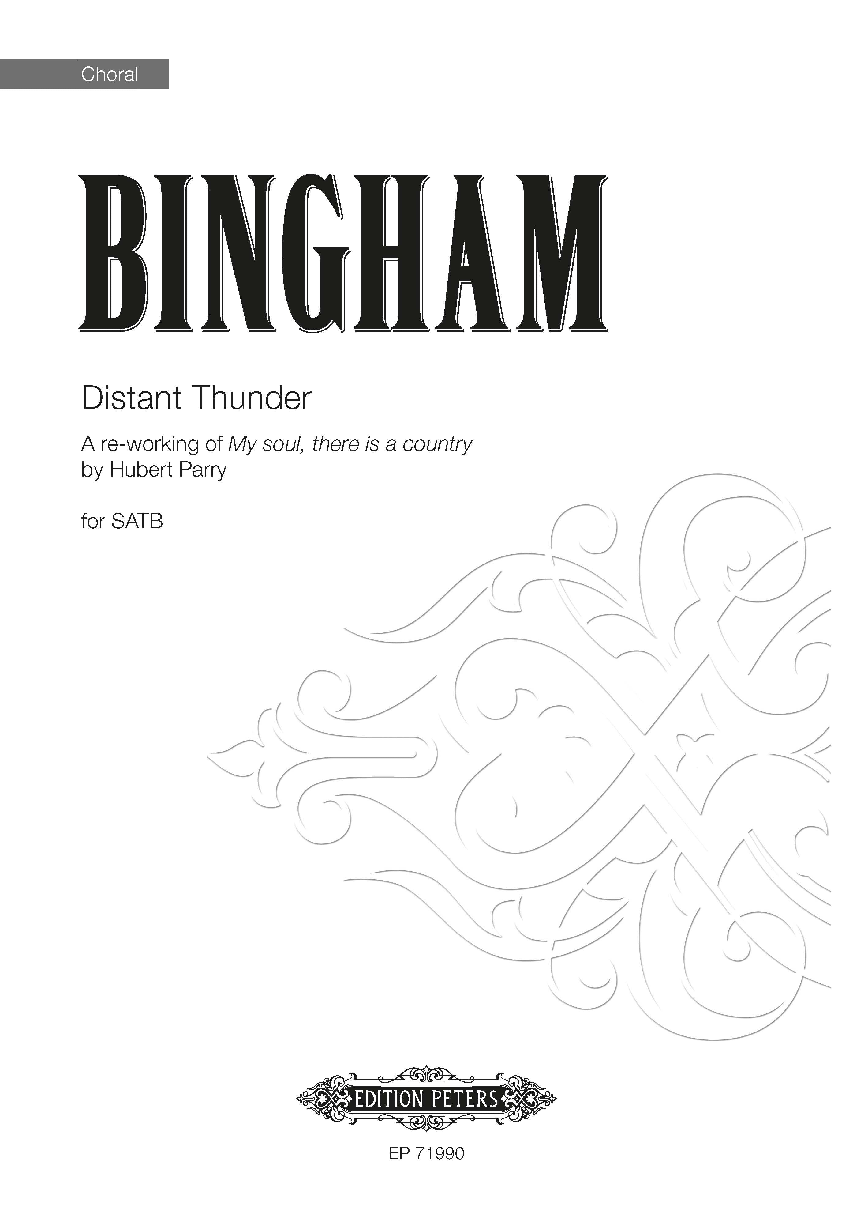 Distant Thunder - SATB Choral Octavo (Digital Download)