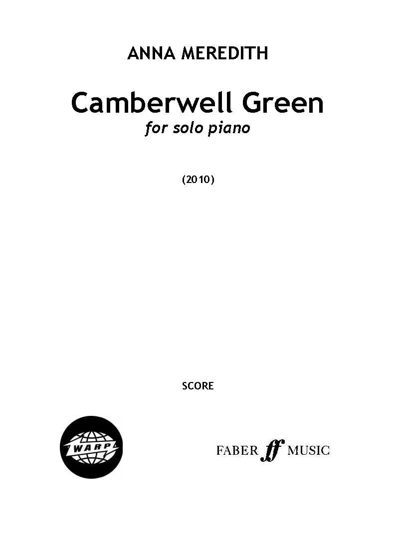 Camberwell Green - Piano Solo (Digital Download)