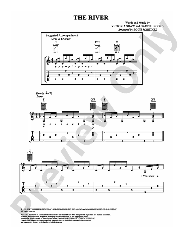 The River - Easy Guitar (Digital Download)