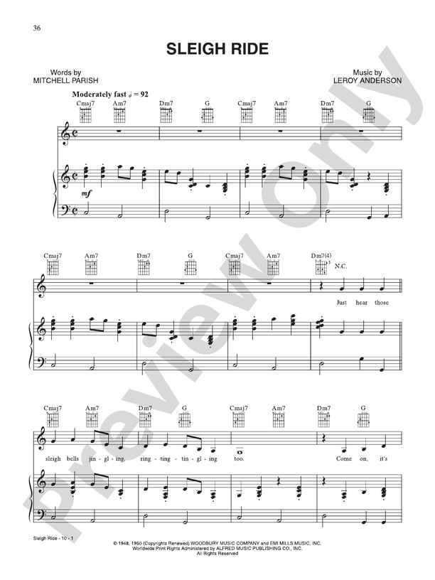 Sleigh Ride - Amy Grant - PVG (Digital Download)