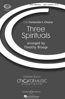 Three Spirituals - CME Conductor's Choice - SATB Timothy Broege Boosey & Hawkes Octavo