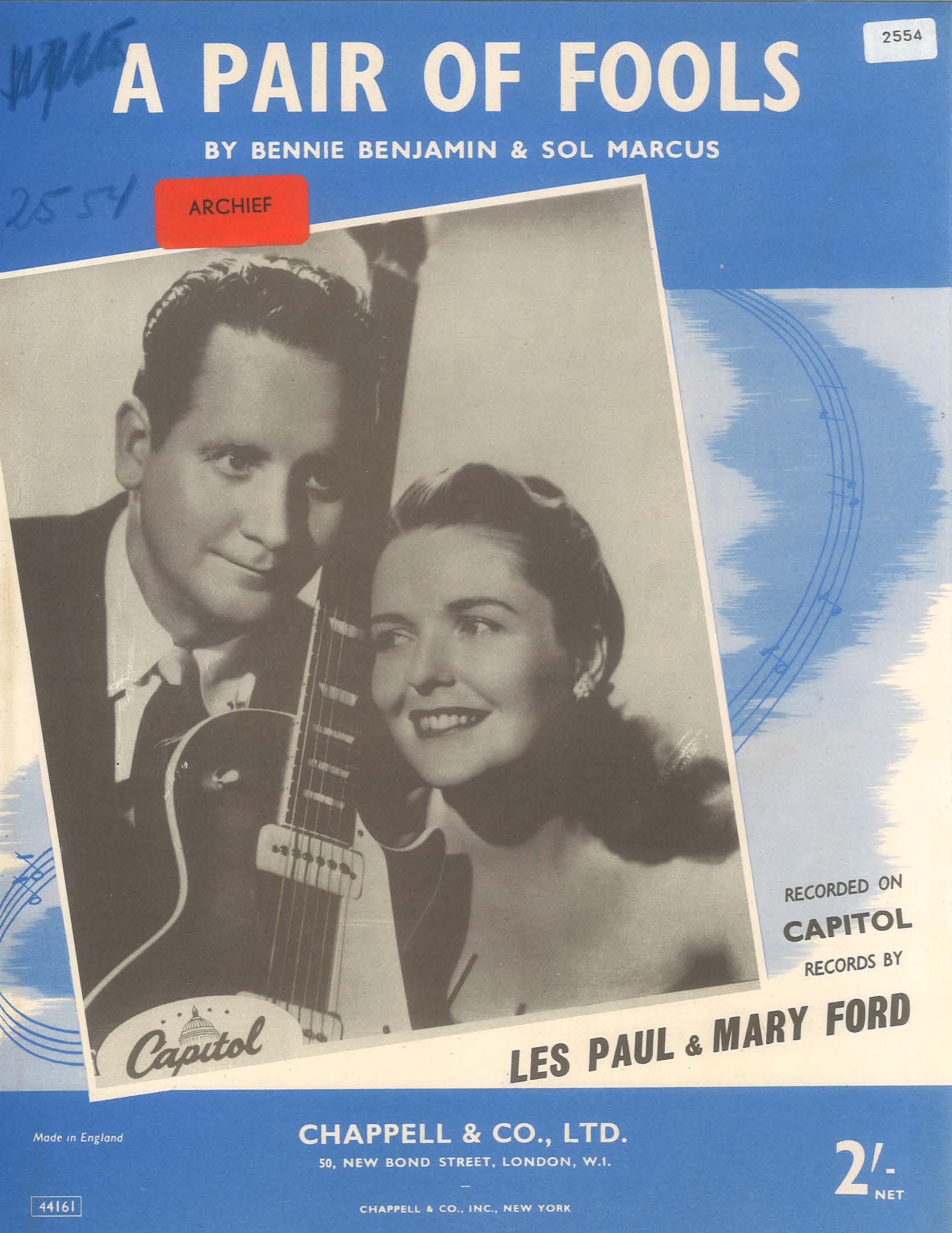 A Pair Of Fools - Les Paul - PVG (Digital Download)