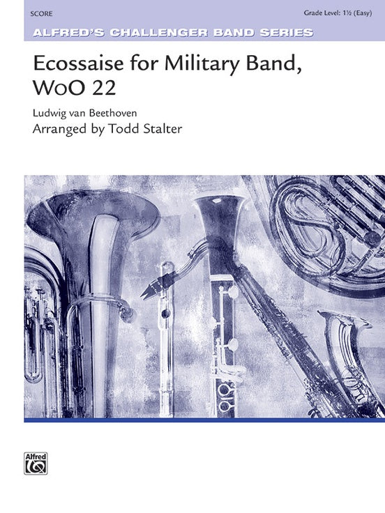 Ecossaise for Military Band, WoO 22 - Concert Band Conductor Score & Parts (Digital Download)