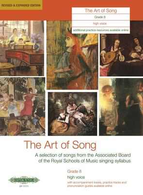 Art Of Song Gr 8 - High Voice Vocal Score - Various - Peters EP71771
